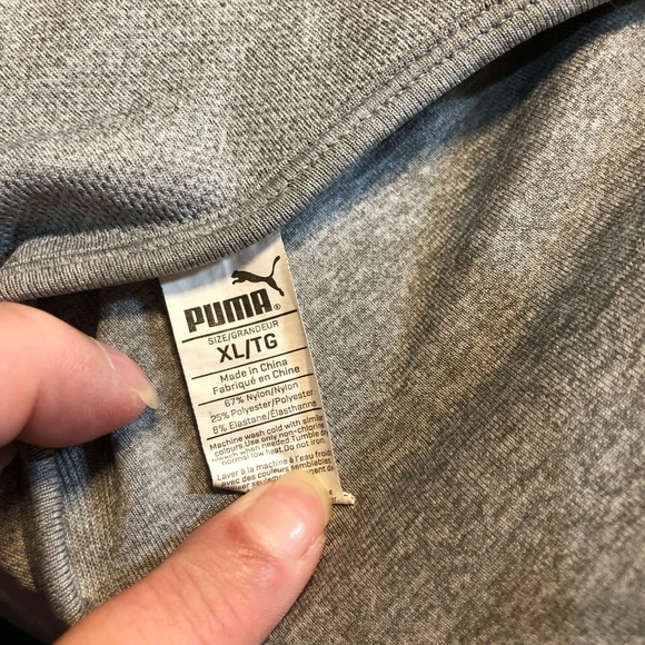 Puma seamless Sports Bra Size Large Grey - Picture 7 of 7